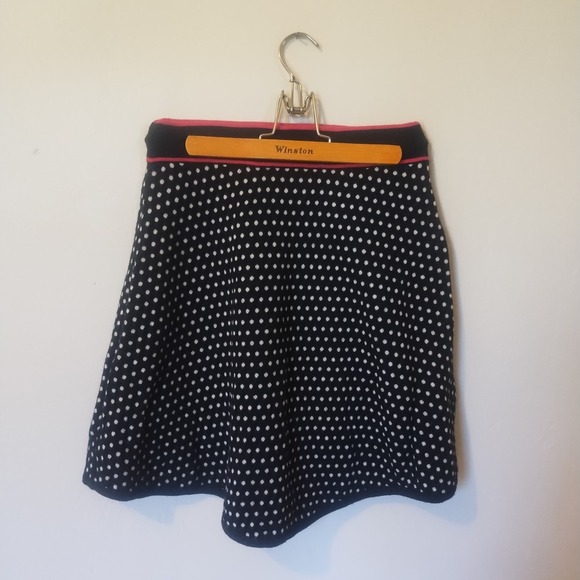 Krimson Klover Dresses & Skirts - Krimson Klover Skirt Women's XS Black White Polka Dot Merino Wool Retro